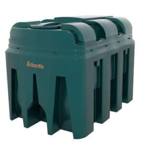 Atlantis 2450 Litre Horizontal Plastic Bunded Oil Tank