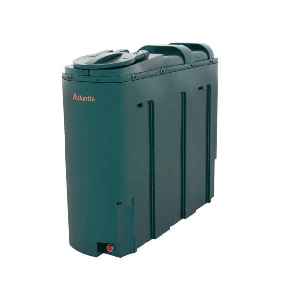 *BEST SELLER* Atlantis 1000 Litre Slimline Plastic Bunded Oil Tank