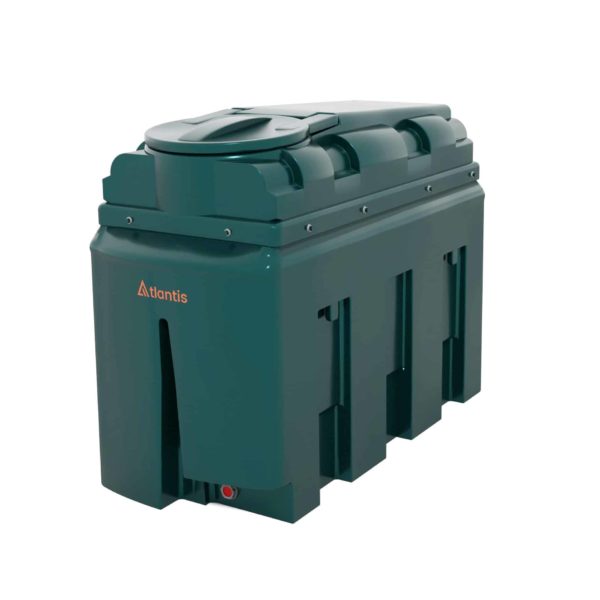 Atlantis 1200 Litre Slimline Plastic Bunded Oil Tank