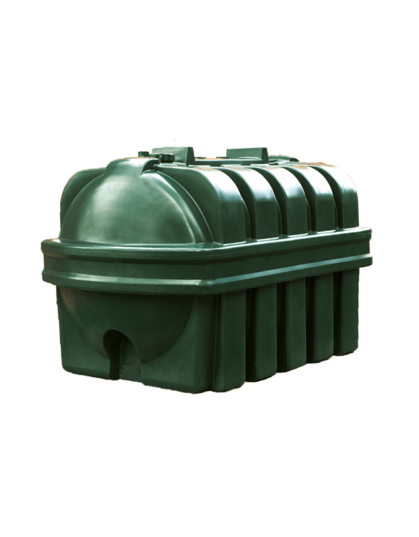 Atlantis 2450 Litre Horizontal Plastic Single Skin Oil Tank