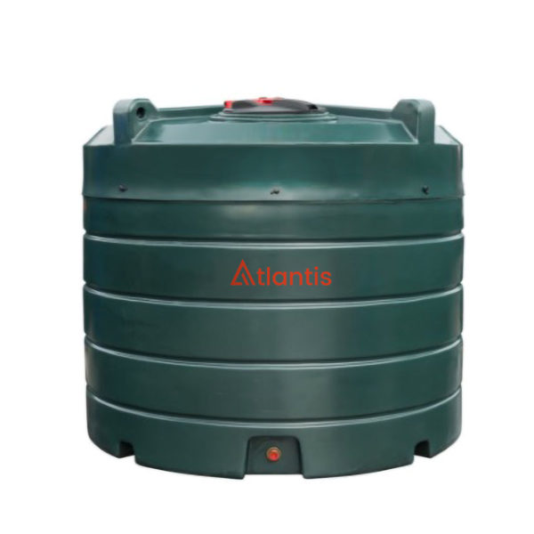 Atlantis 2500 Litre Vertical Plastic Bunded Oil Tank