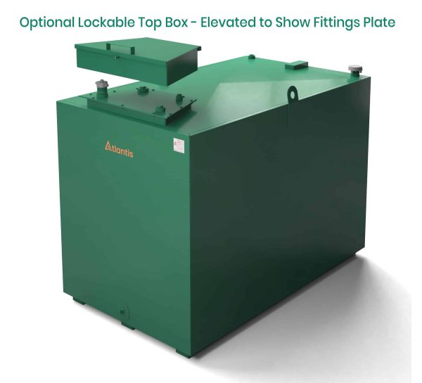 2000 Litre Steel Bunded Oil Tank - Image 3