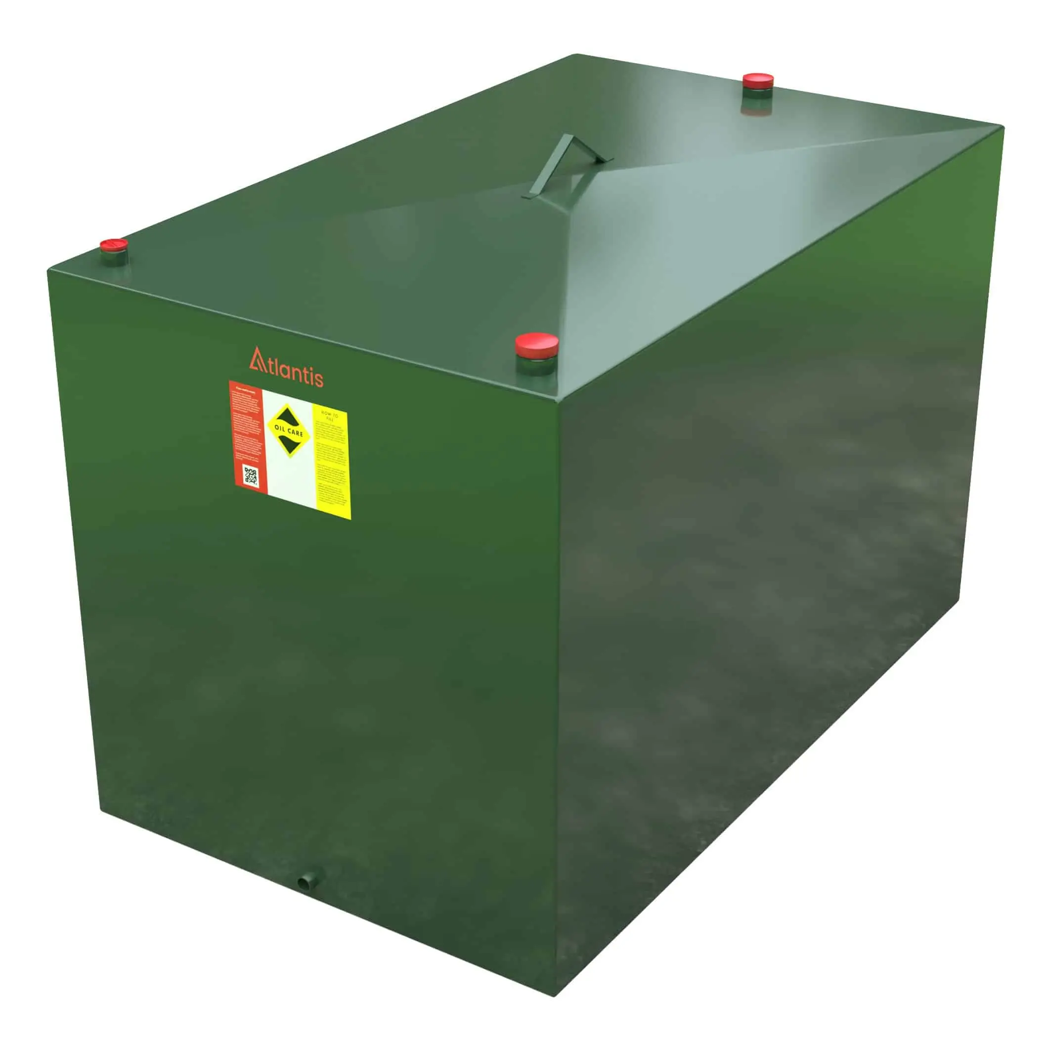 Atlantis 2500 Litre Steel Single Skin Oil Tank